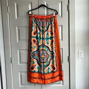 Zara NWT wide leg drawstring pants size L